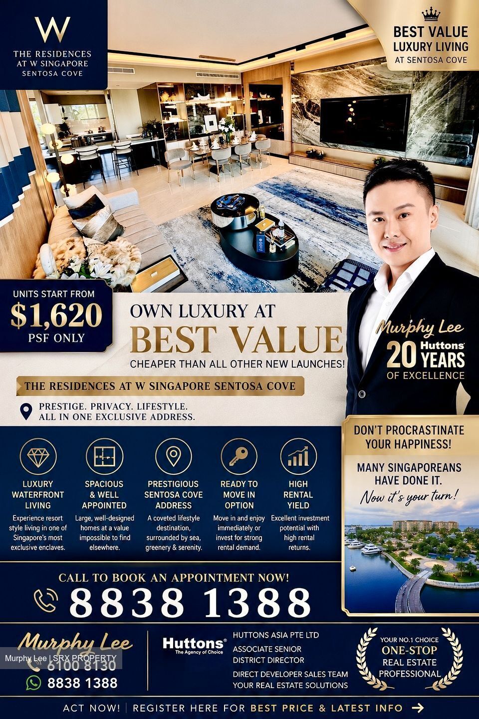 The Residences at W Singapore Sentosa Cove (D4), Condominium #586022461